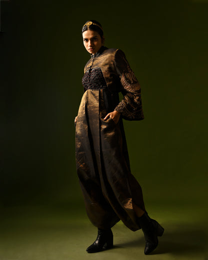 TARANG HANDLOOM CROP JACKET SET