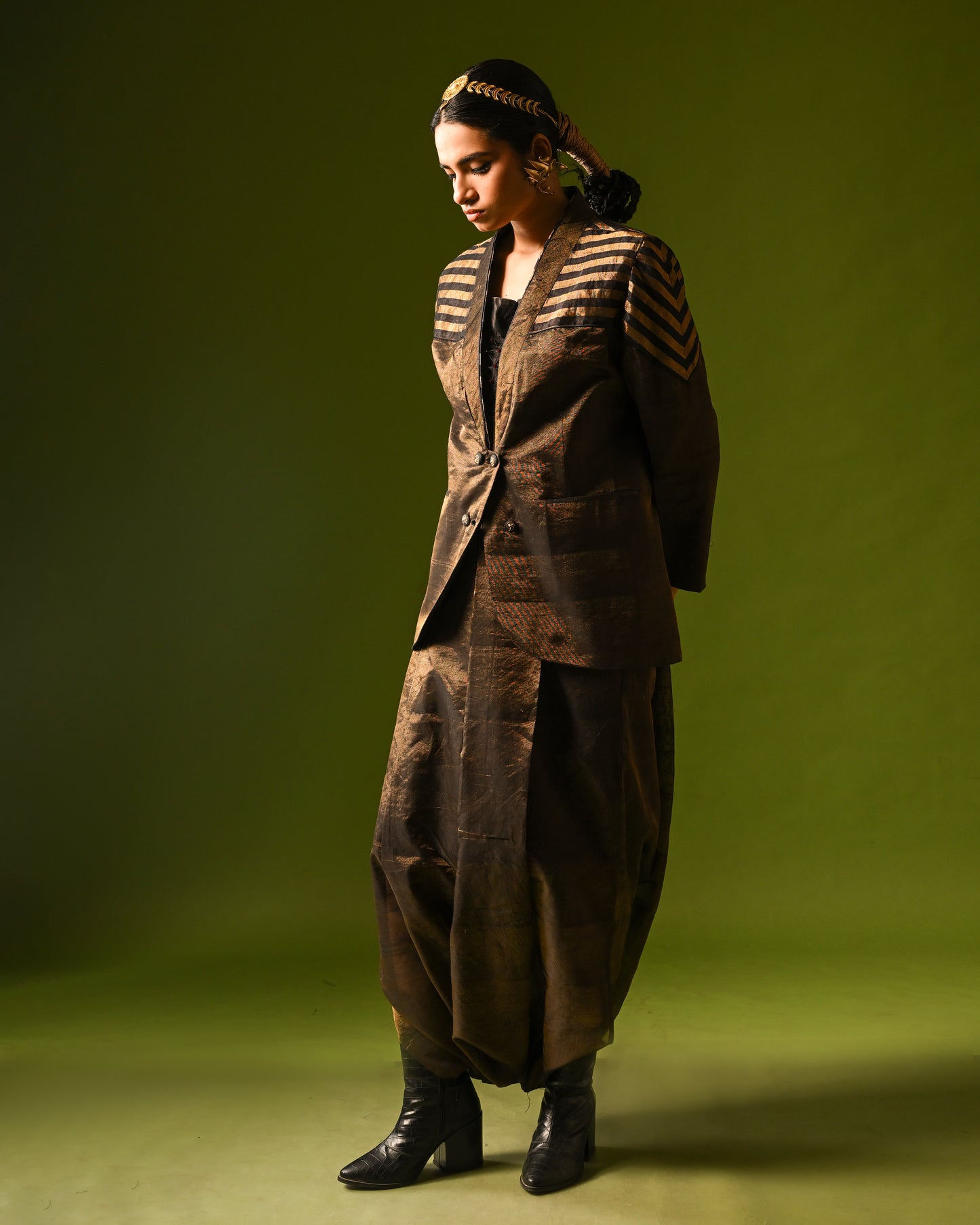 TARANG HANDLOOM CHANDERI JACKET
