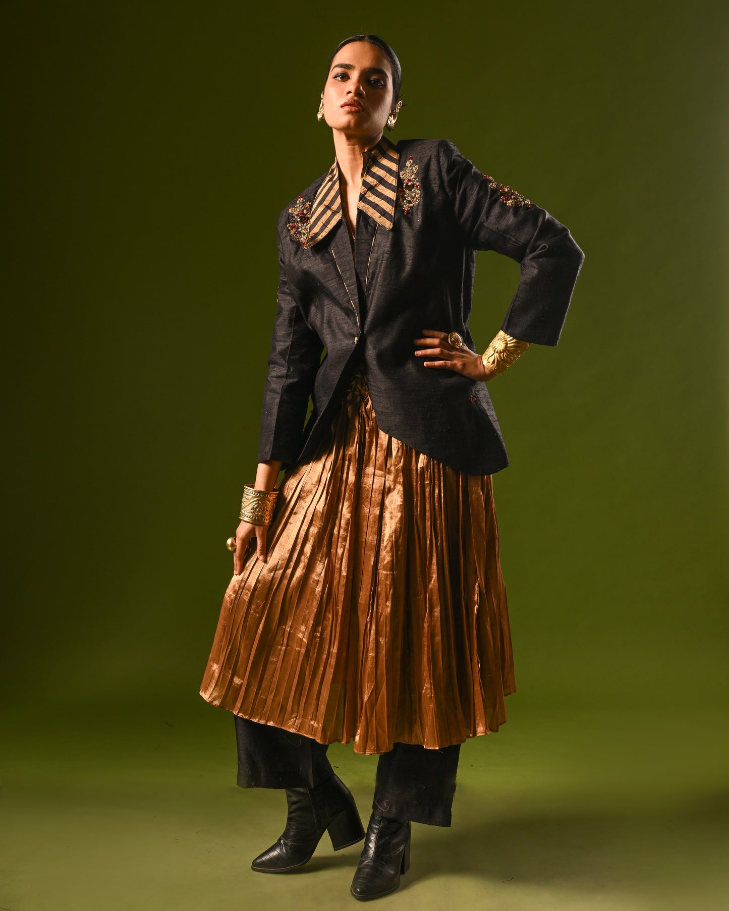 VANYA HANDLOOM EMBROIDERED JACKET