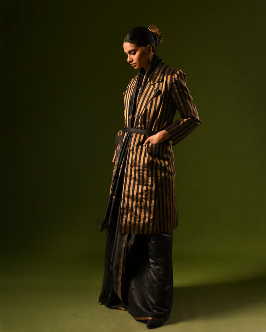 ANAYA HANDLOOM TRENCH COAT