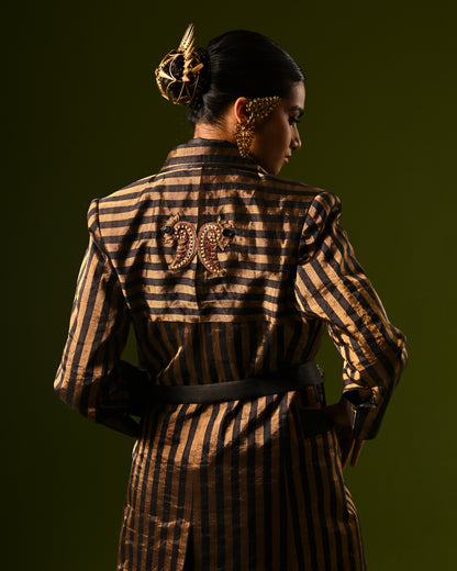 ANAYA HANDLOOM TRENCH COAT