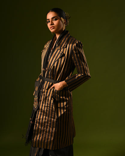 ANAYA HANDLOOM TRENCH COAT