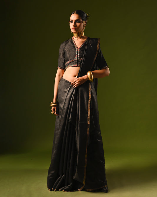 AJAYA HANDLOOM EMBROIDERED BLOUSE